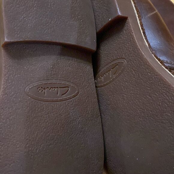 Clarks desert brown leather lace up size 8 mens - Picture 5 of 6